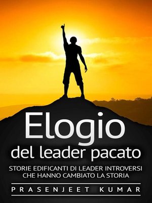 cover image of Elogio del leader pacato
